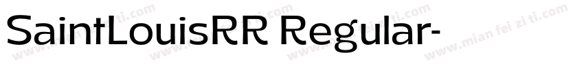 SaintLouisRR Regular字体转换